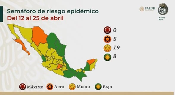 Puebla cambia de naranja a amarillo en el semáforo epidemiológico
