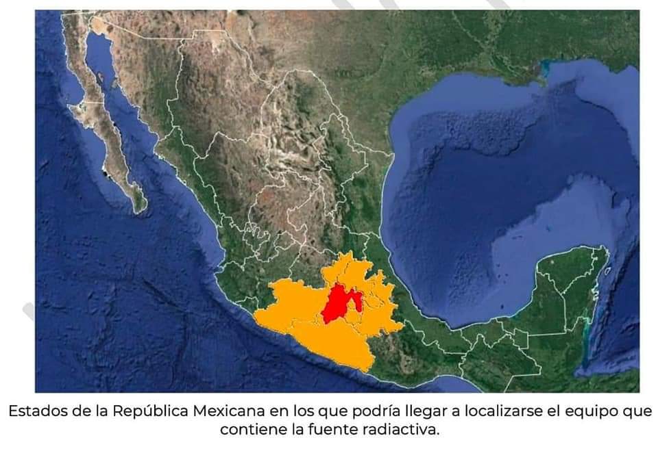 Puebla y Tlaxcala, entre los estados en alerta por el robo de material radioactivo: Protección Civil