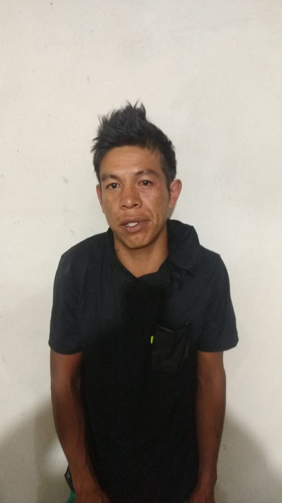 Tras fuerte operativo detienen a presunto ladrón en Chignautla