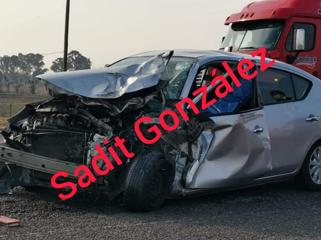 Brutal choque en Huejotzingo deja una mujer sin vida