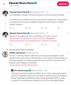 Sancionar a Saúl Huerta por abuso sexual, demandó Eduardo Rivera Pérez