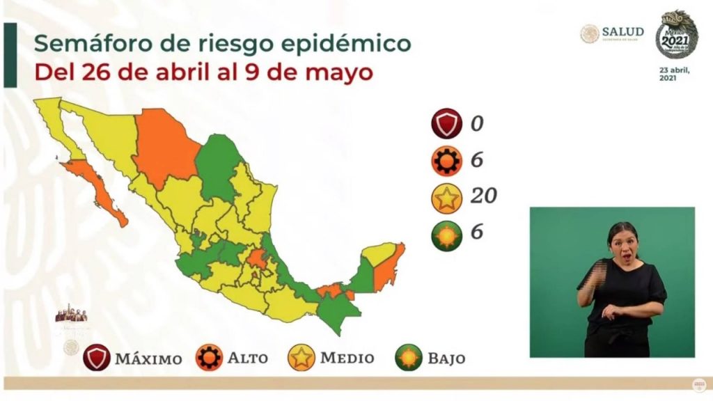 Puebla y Tlaxcala se mantienen en amarillo dentro del Semáforo Epidemiológico: Salud federal
