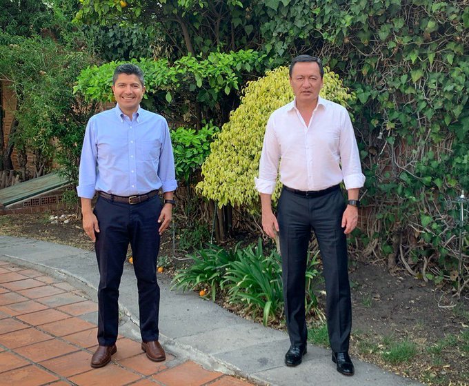 Fotonota: Eduardo Rivera se reunió con Osorio Chong