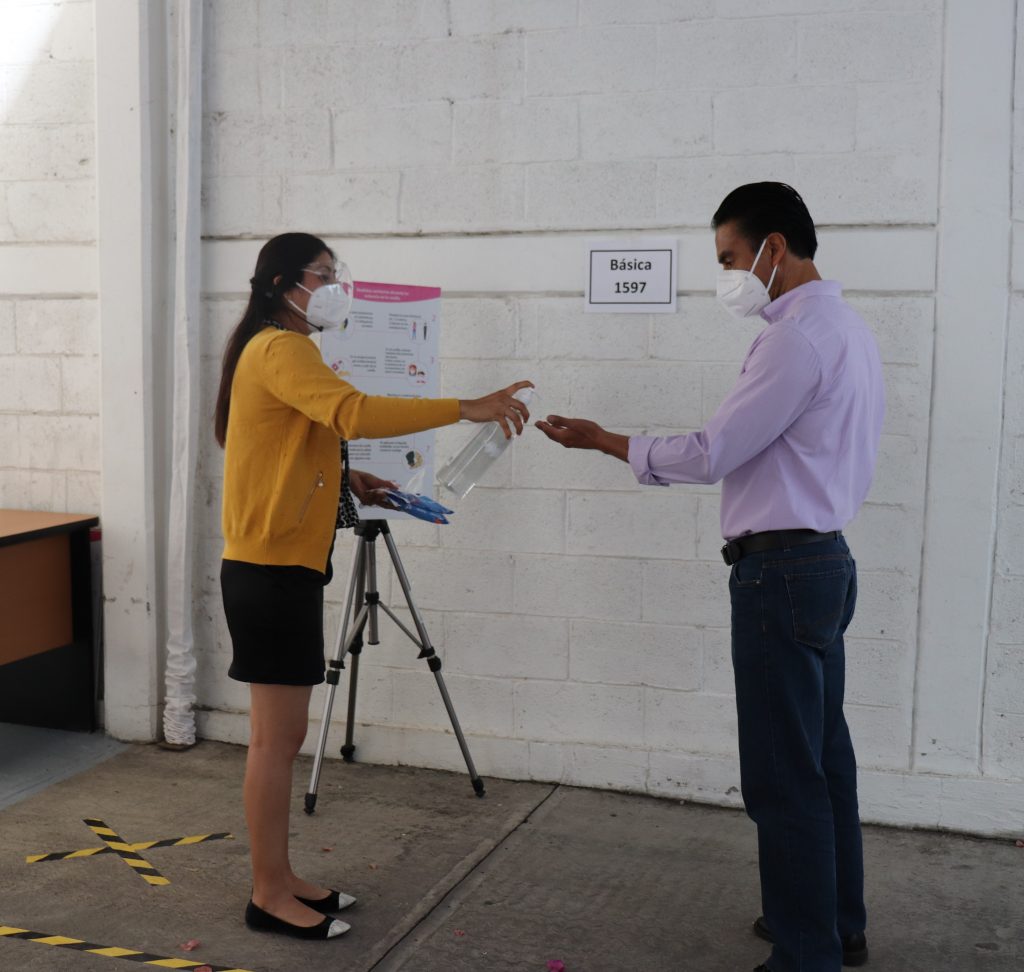 INE e IEE Puebla dan a conocer medidas   de sanidad que se aplicarán en las casillas