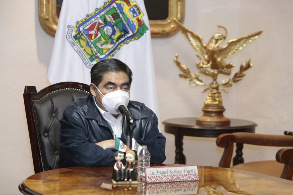 Video desde Puebla: Gobernador Barbosa descartó que AMLO visite Puebla el 5 de Mayo por la veda electoral