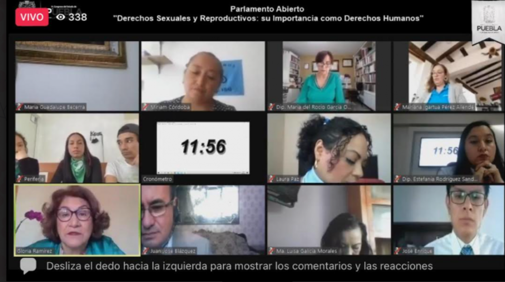 Realiza Congreso Parlamento Abierto donde se discutirá el tema para aprobar o no la Ley para la Interrupción Legal del Embarazo