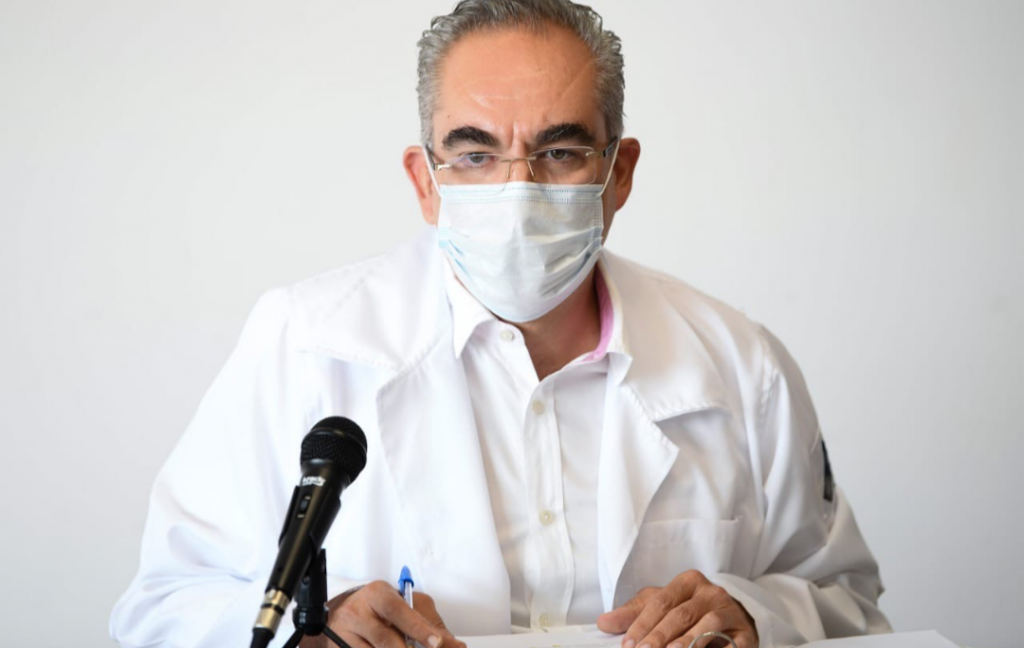 Video desde Puebla: Nosocomios de la red pública del estado tienen el mayor número de hospitalizados por covid, indicó Martínez García