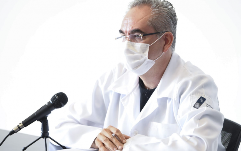 La Secretaría de Salud de Puebla reporta 105 intubados y 469 hospitalizados por Covid