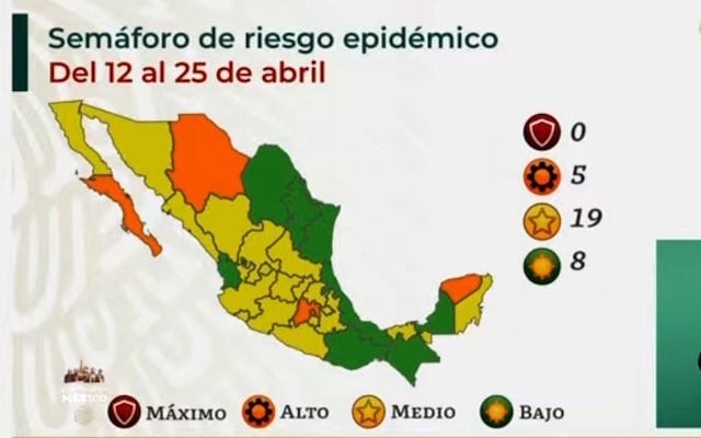 Semáforo Covid: Un cuarto del país en verde; 60% del territorio en amarillo