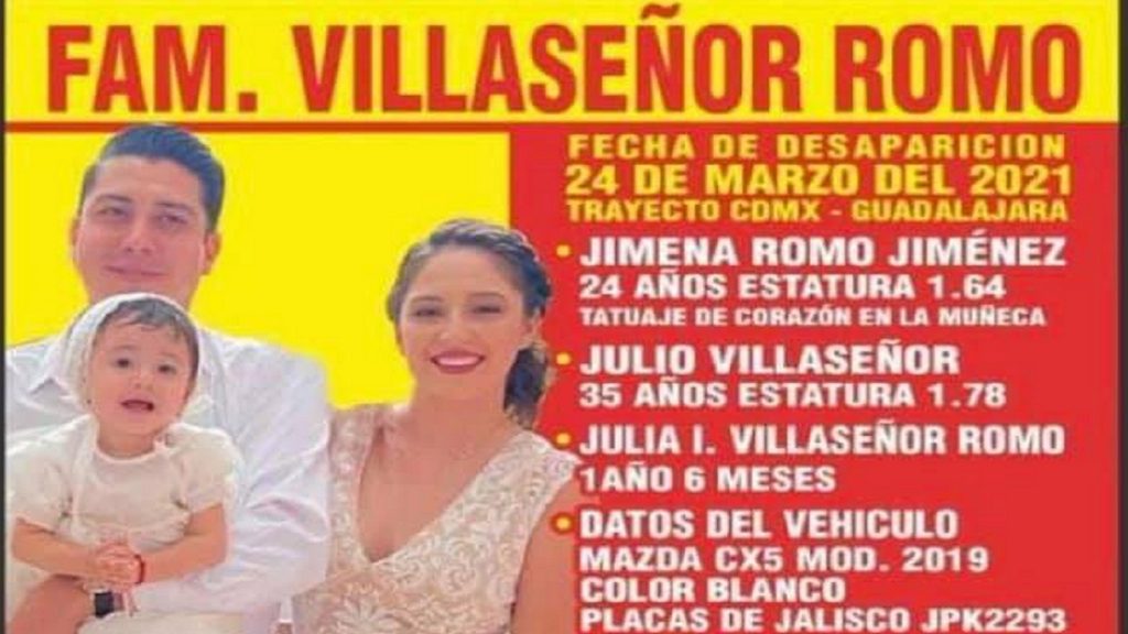 Inician proceso penal a policías relacionados con desaparición de familia en Acatic