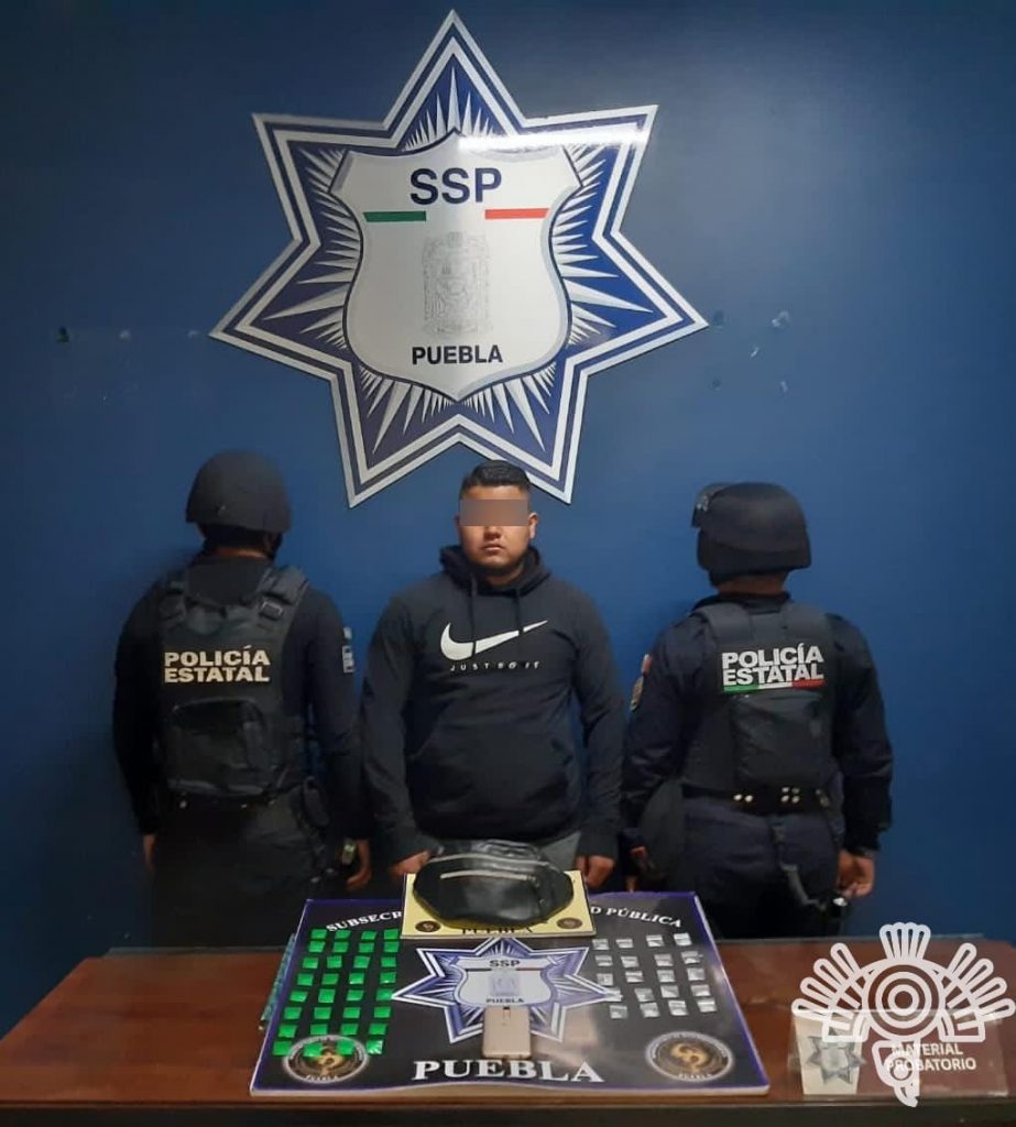 Presunto narcovendedor es capturado por la Policía Estatal