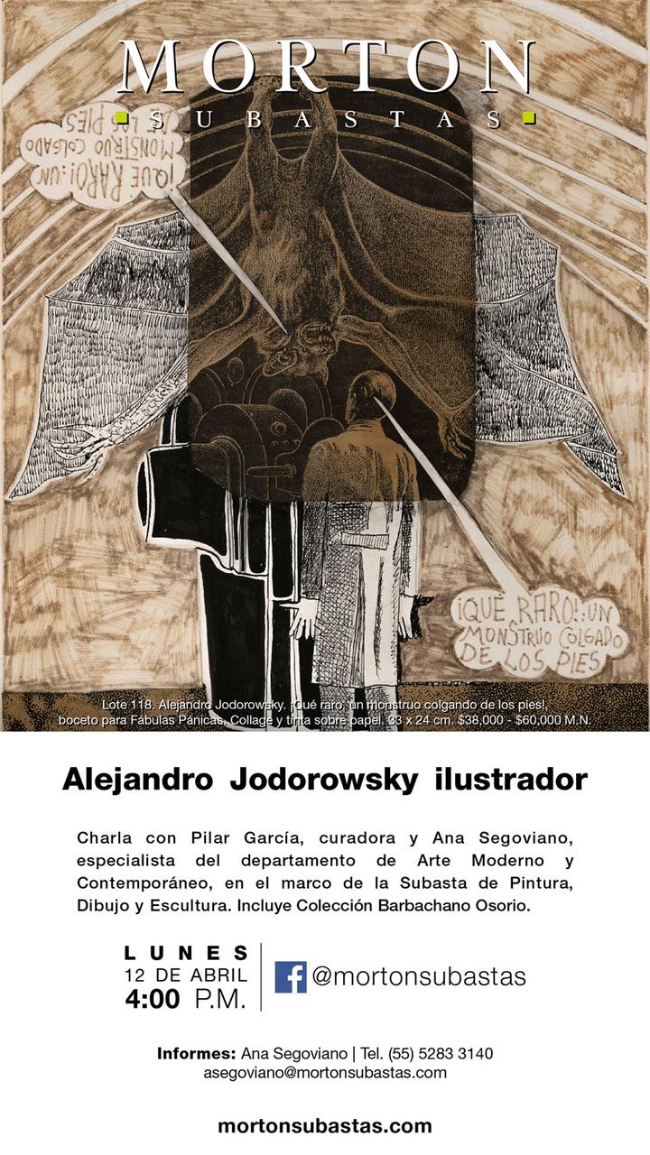 Se subasta por primera vez en México obra de Alejandro Jodorowsky