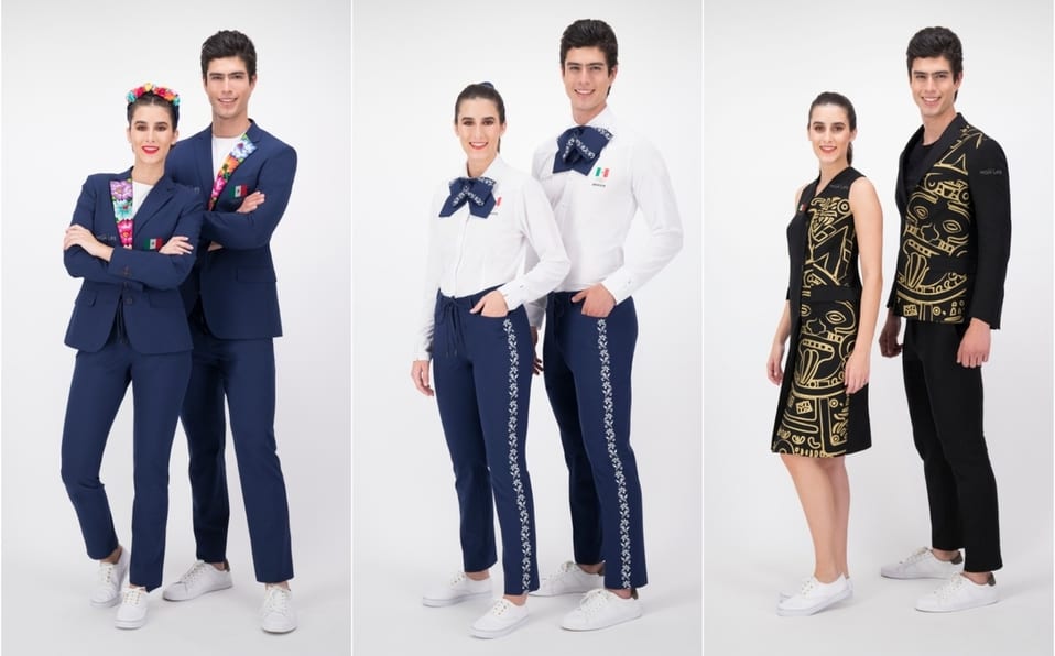 ¡Son bellísimos! Presentan uniformes de gala para México ...