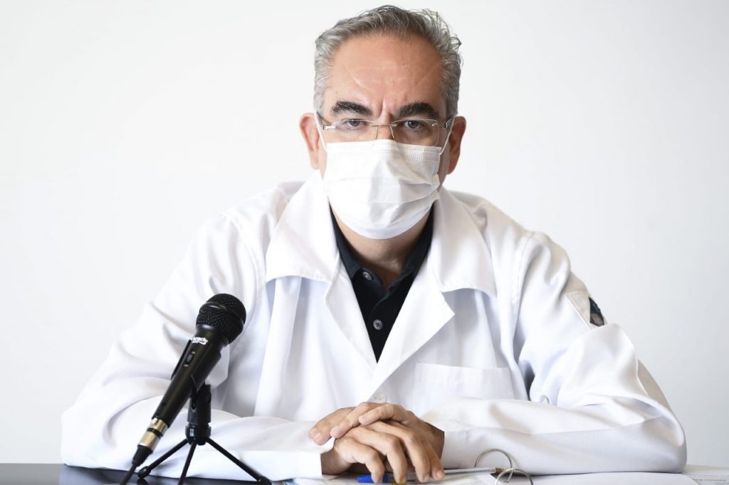 Video desde Puebla: Reporta la Secretaría de Salud un repunte del Covid en la entidad con 104 contagios y 17 fallecidos más