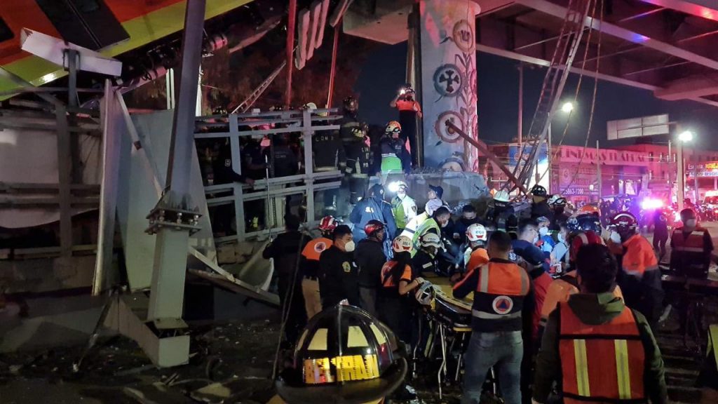 Al menos 13 muertos y 70 lesionados, saldo preliminar de la caída en la línea 12 del metro, confirmó el gobierno de la Ciudad de México