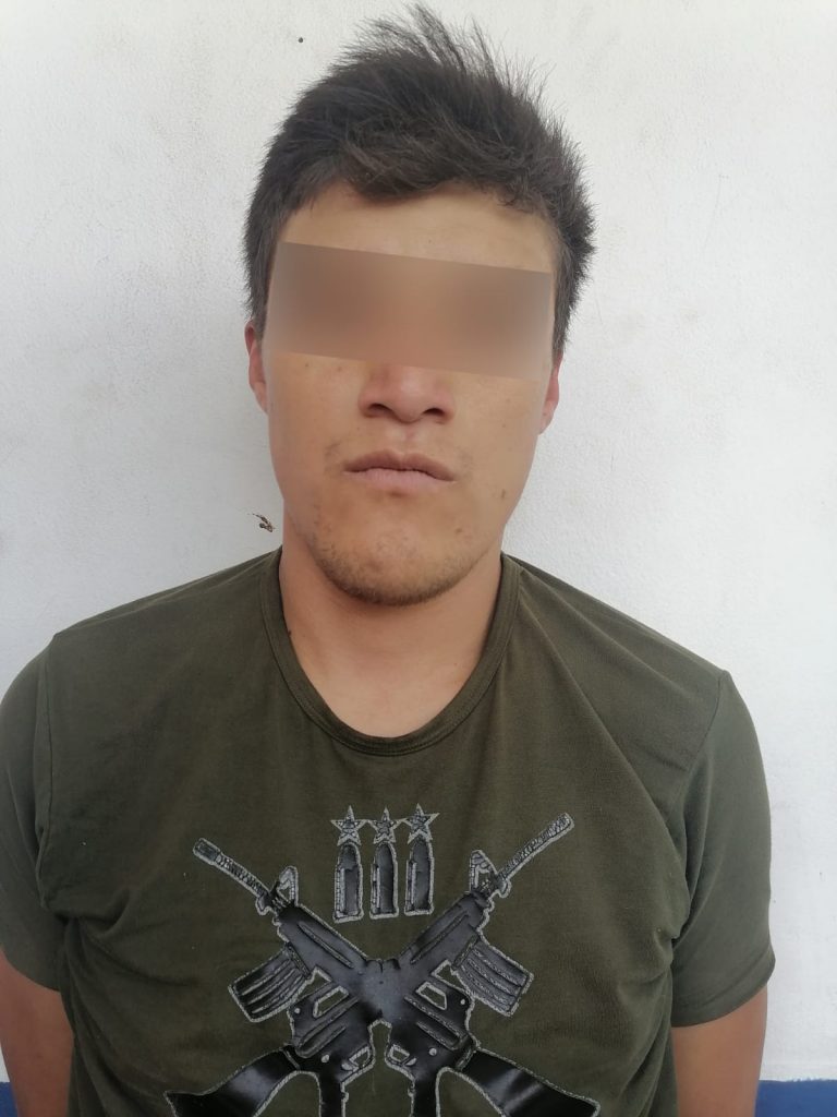 Detiene Policía Estatal a “El Güero”, presunto narcomenudista de “El Pelón del Sur