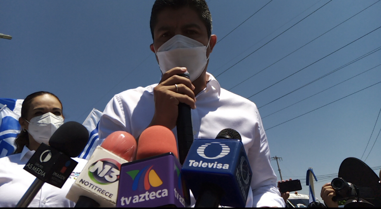 Video desde Puebla: Arranca campaña Eduardo Rivera en el sur de la ciudad