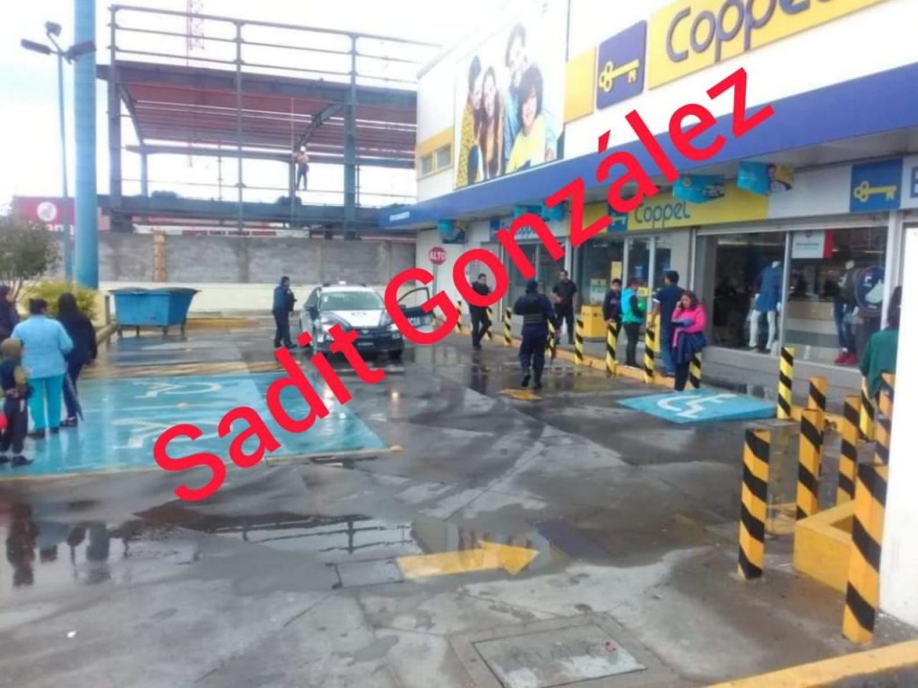 Cero y van varias…..nuevamente asaltan Coppel de Amozoc.