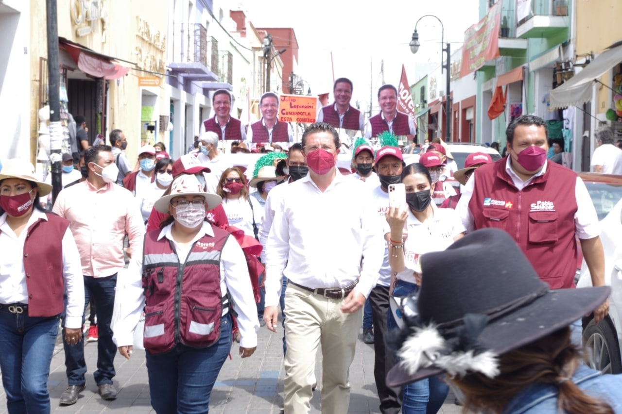Llama Julio Lorenzini a sus adversarios políticos a sumarse al gran proyecto de renovación de San Pedro Cholula