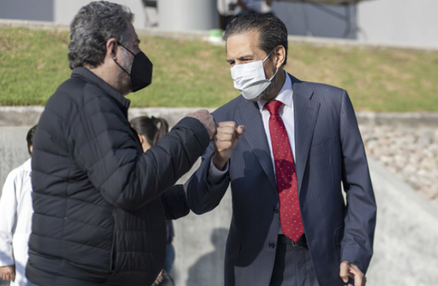 Con éxito arranca jornada de vacunación contra COVID-19 en sede BUAP