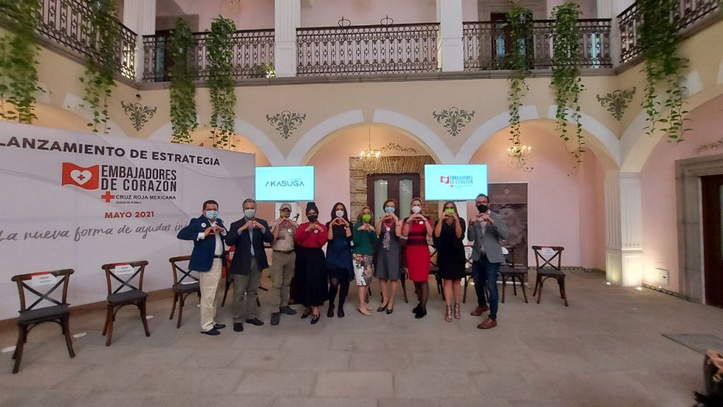 Con Embajadores de Corazón Cruz Roja Ciudad de Puebla busca continuar extendiendo su ayuda humanitaria