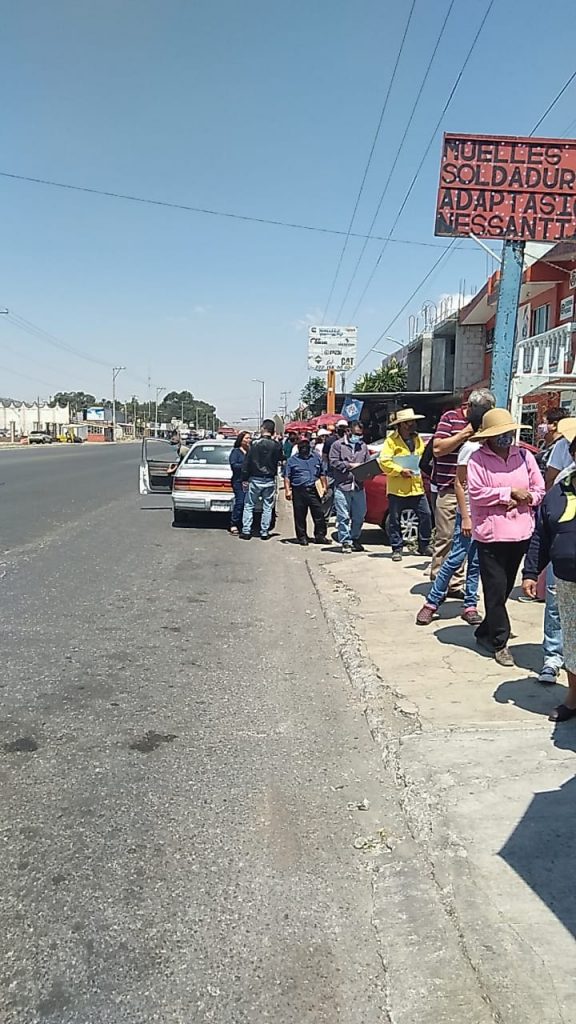 Fotonota: Sin contratiempo la vacunación anticovid en Amozoc