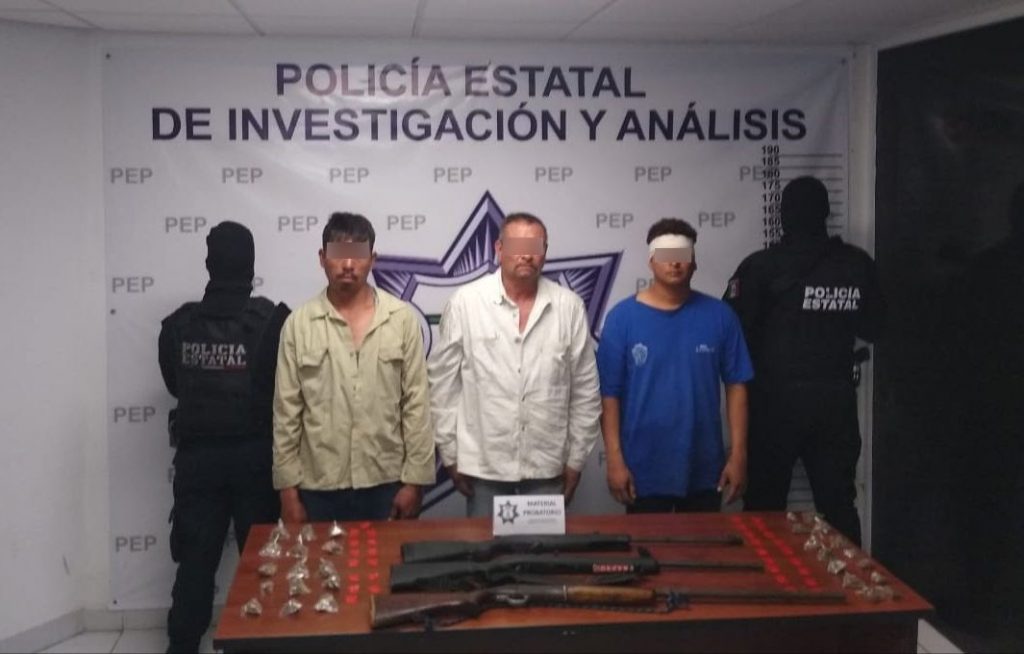 Detiene Policía Estatal a tres presuntos integrantes de “Los Marroquín”
