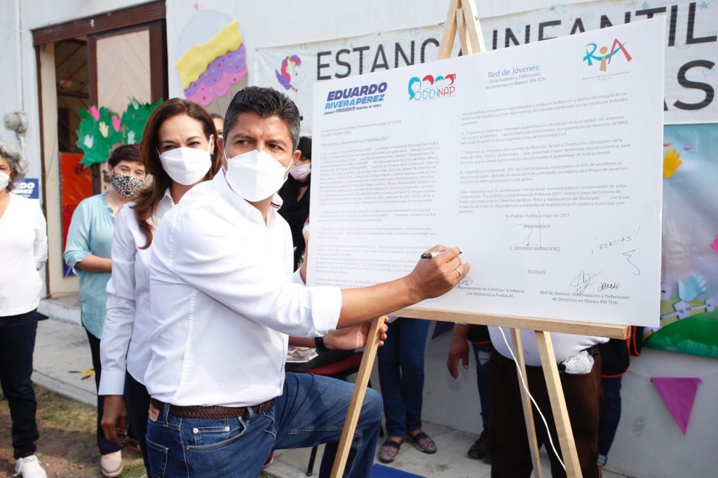 Video desde Puebla: Gente de la 4T se ha sumado a mi campaña, indicó Eduardo Rivera