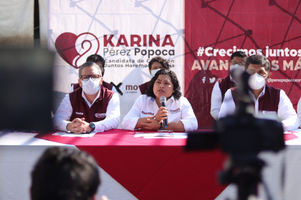 Karina Pérez Popoca presenta los 5 ejes rectores de gobierno 2021-2024 para San Andrés Cholula