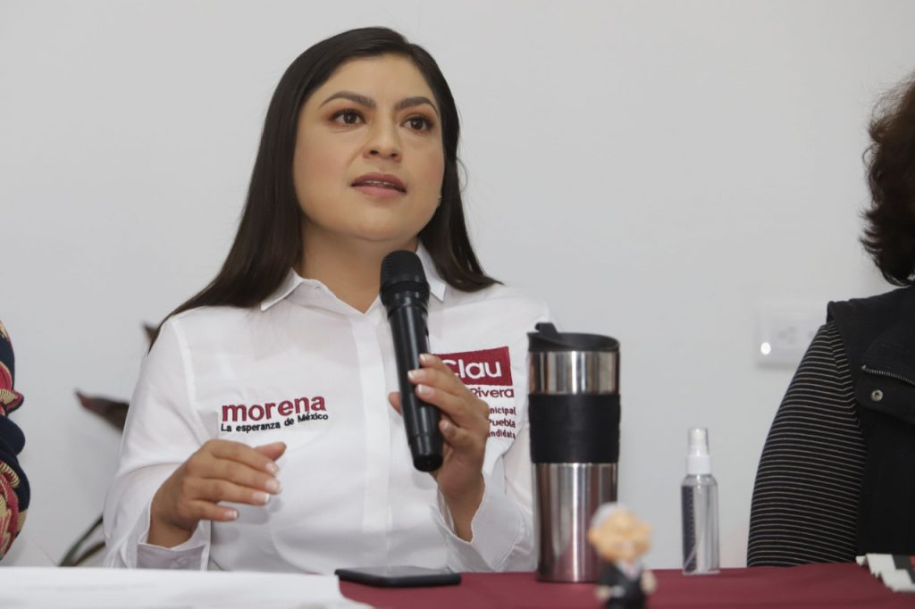 Video desde Puebla: Claudia Rivera exige al IEEP piso parejo y garantizar el debate en la elección