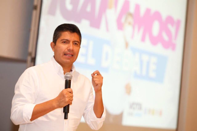 Video desde Puebla: Era normal que me atacaran en el debate por ser el puntero, indicó Eduardo Rivera