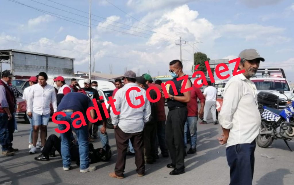 Atropellan a oficial de tránsito en Amozoc