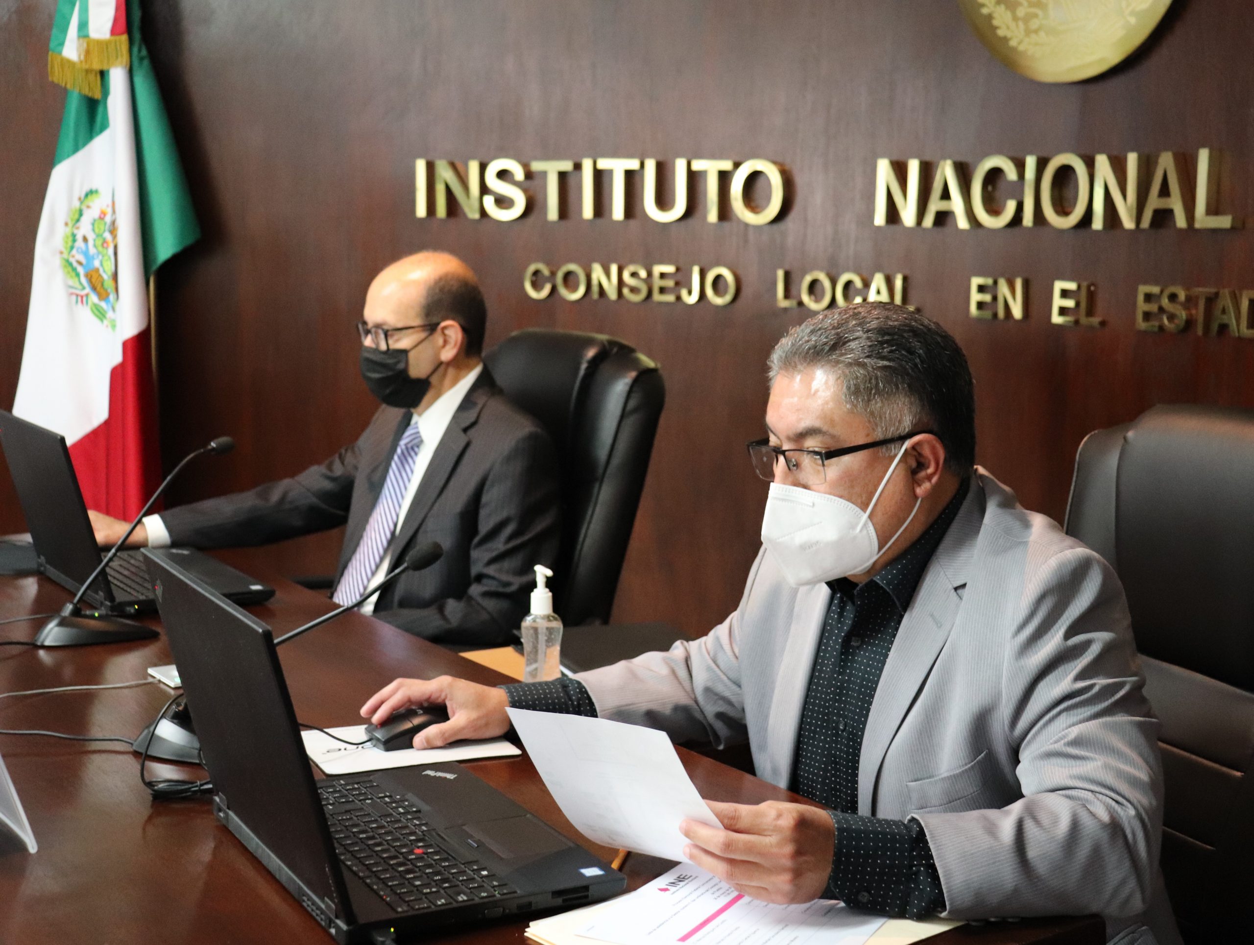Solicita INE Puebla apoyo de seguridad, juzgados y notarías para la jornada electoral