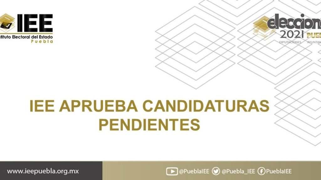 IEE aprueba candidaturas pendientes