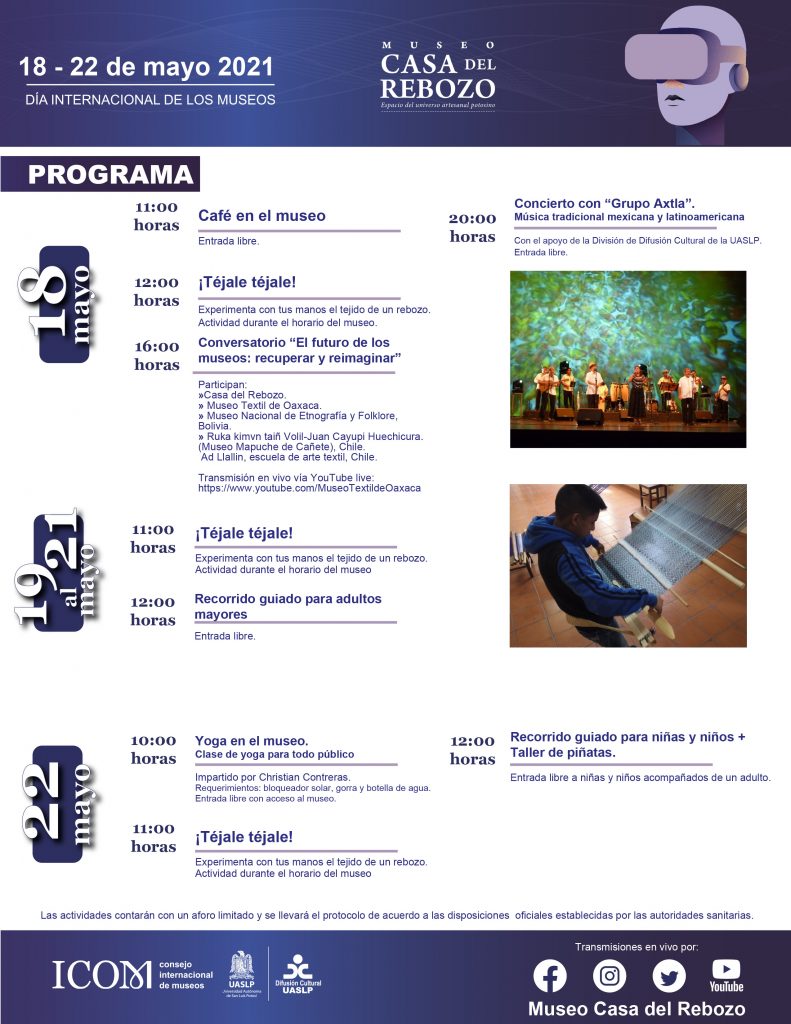 El Museo Casa del Rebozo celebrará el Día Internacional de los Museos
