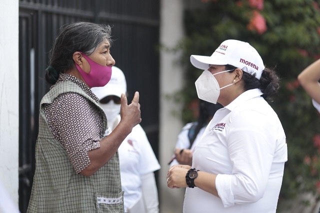 Karina Pérez Popoca reafirma su compromiso con la gente de San Bernardino Tlaxcalancingo