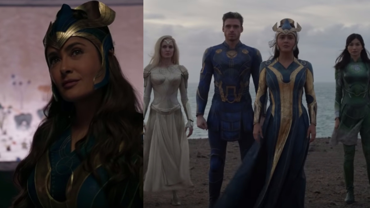 Salma Hayek impacta en “Eternals” de Marvel, así se ve en primer trailer oficial