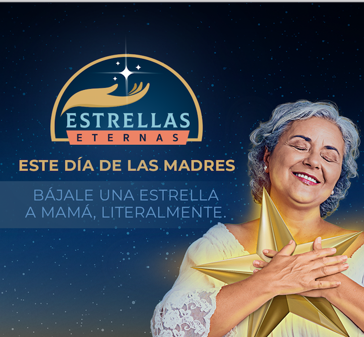 Gayosso presenta: Estrellas Eternas, actividad digital para honrar a las mamás, desde la tierra al cielo