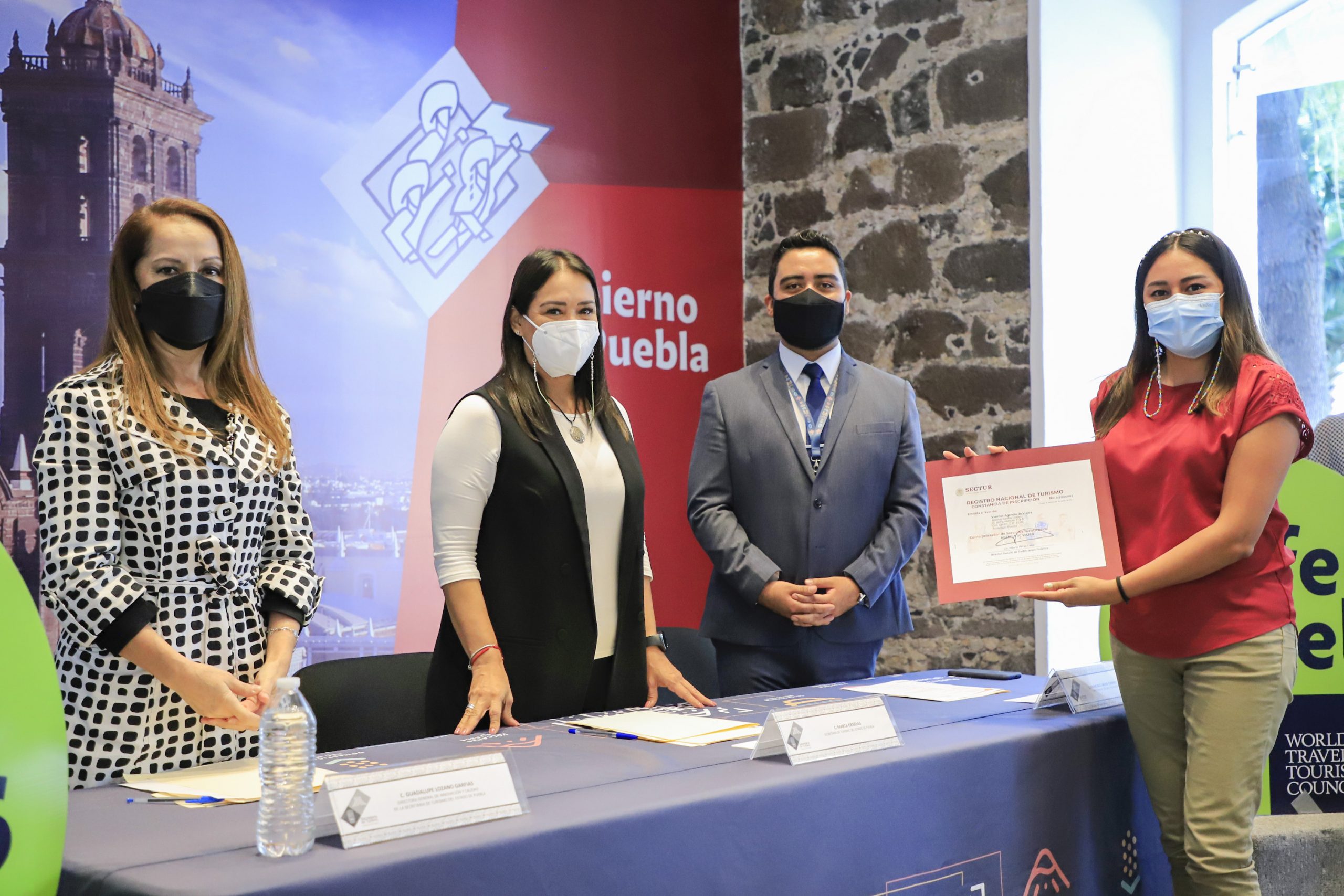 Avanza entrega de Registro Nacional de Turismo en Puebla