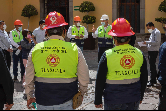 Participa Tlaxcala en primer simulacro nacional 2021