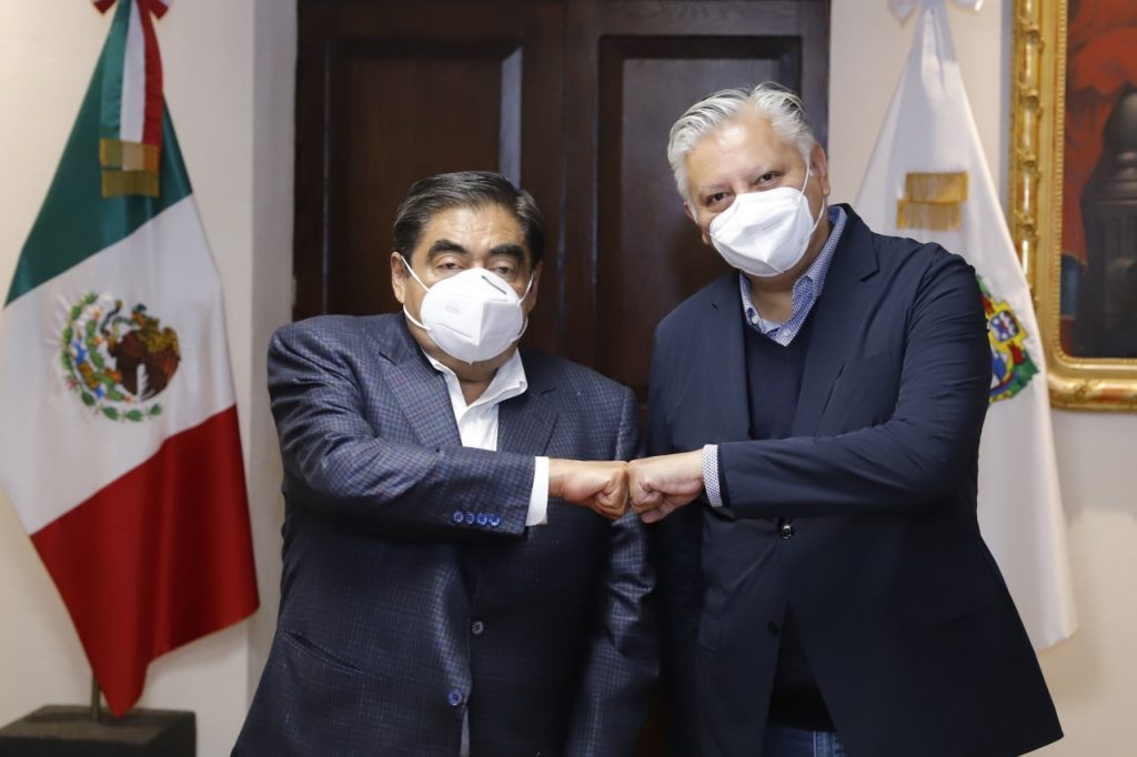 Gobernador Barbosa se reunió con el diputado local plurinominal electo, Fernando Morales Martínez