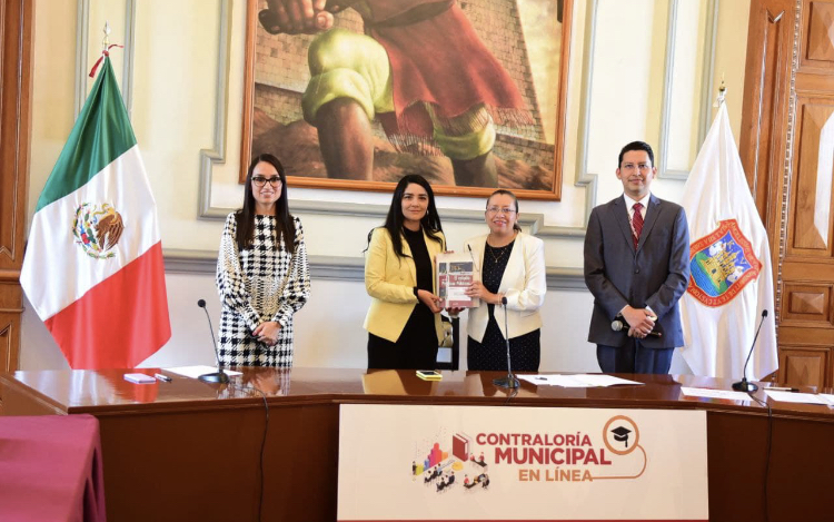 Con seminarios virtuales, Contraloría Municipal de Puebla promueve la rendición de cuentas