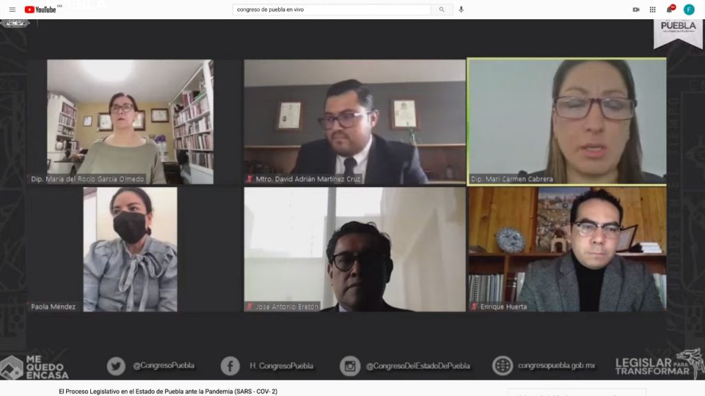Congreso de Puebla recibió 309 iniciativas de ley durante la pandemia