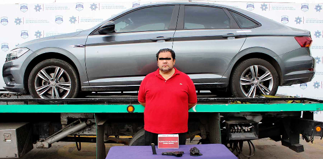 Detuvo SSC de Puebla a hombre por portación ilegal de armas de fuego
