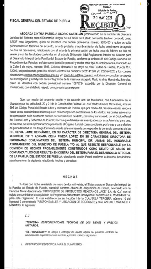 Sedif niega acusaciones de reparto de despensas