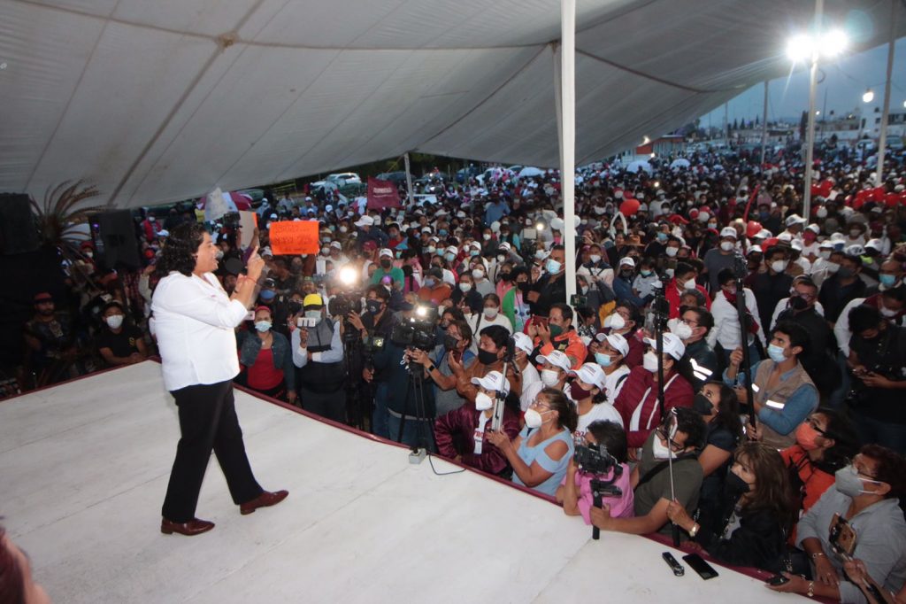 Karina Pérez Popoca se encamina al triunfo por la alcaldía en San Andrés Cholula