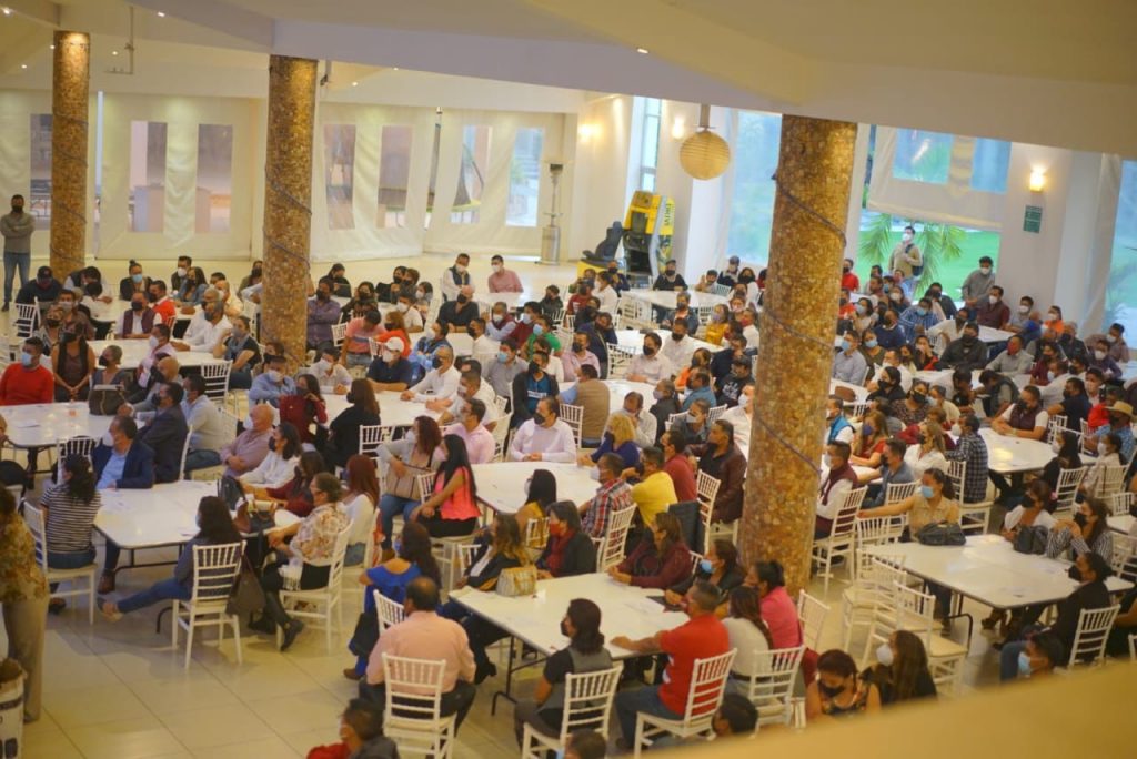 Apoyado por la dirigencia estatal de Morena, Julio Lorenzini cerró campaña en San Pedro Cholula