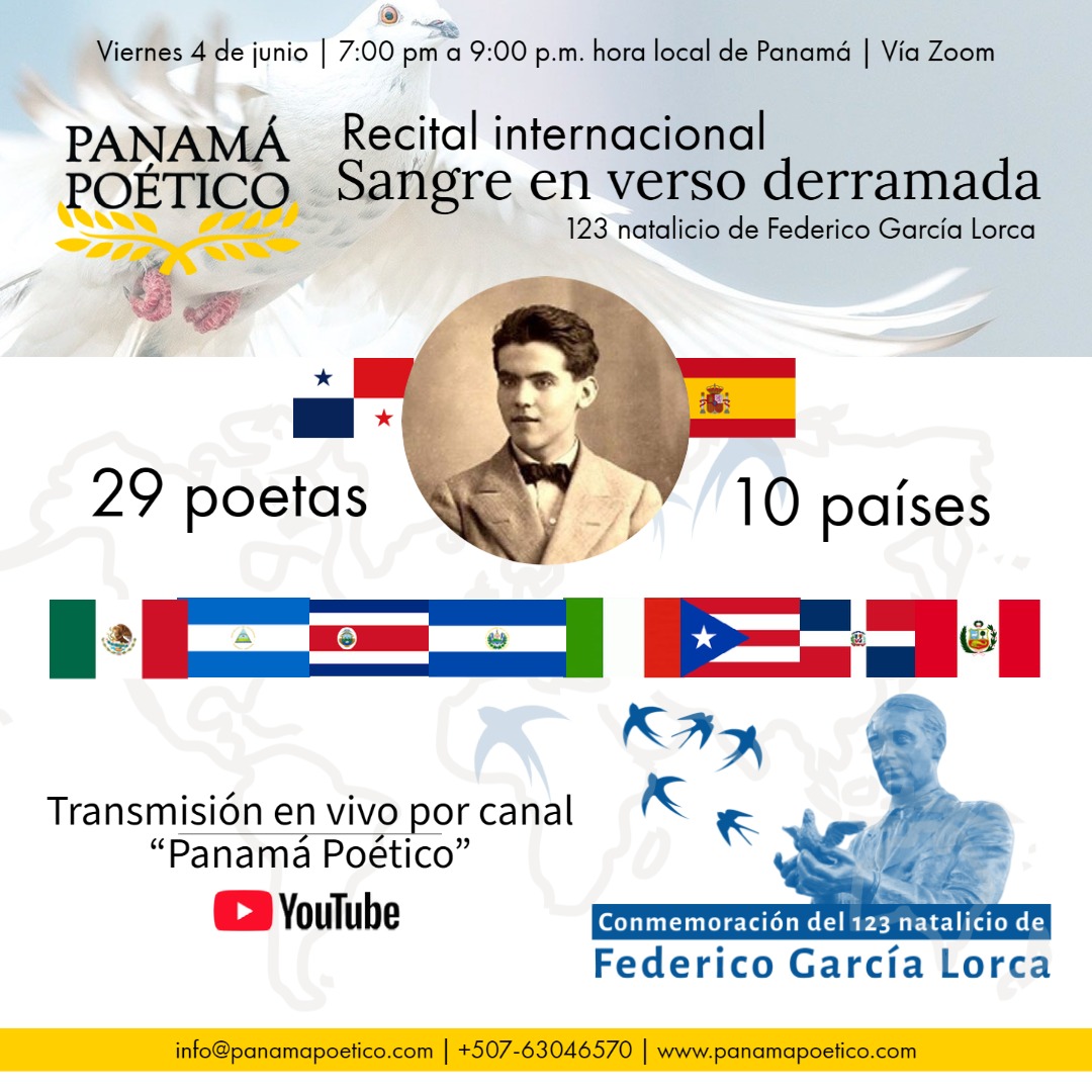 Recital poético en homenaje al 123 aniversario del natalicio de Federico García Lorca