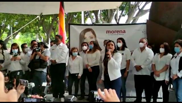 Video desde Puebla: Voy a ganar con el apoyo del pueblo, indicó Claudia Rivera