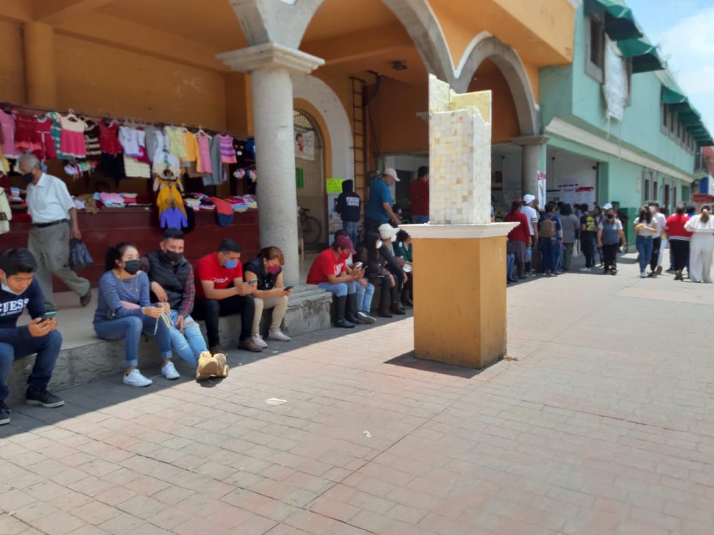 Fotonota: Reportan que en casillas especiales vota gente que no es de Tlaxcala